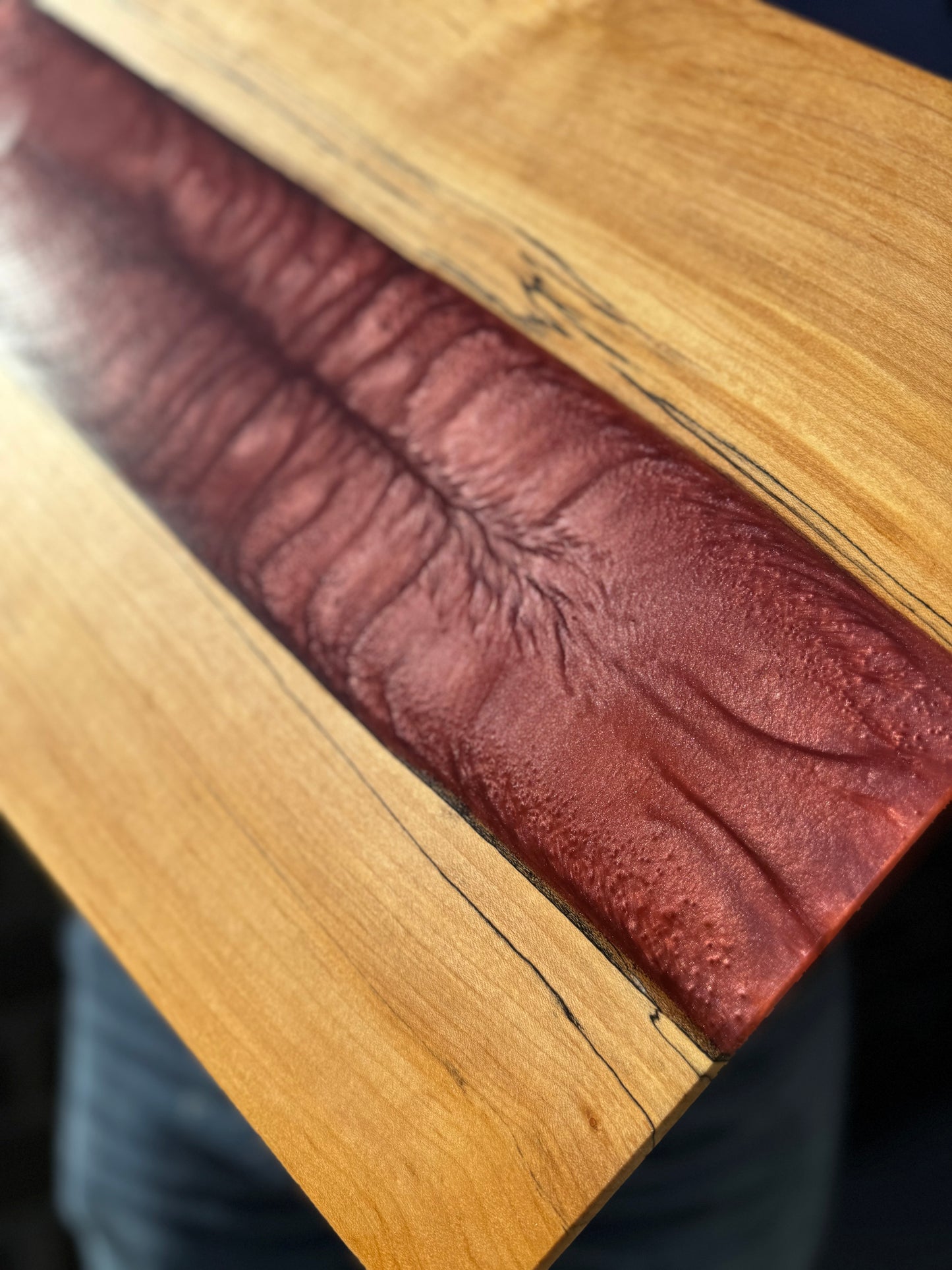 Maple Dragon Pink Epoxy Serving Tray